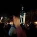 Supporters celebrate with a President Obama cutout on Tuesday. Daniel Brenner I AnnArbor.com